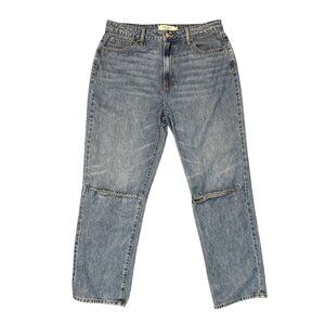 Hidden - Los Angeles Open Knee Medium Wash Mom Jeans Size 31